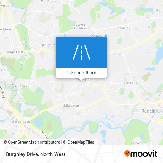 Burghley Drive map