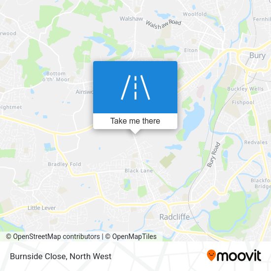 Burnside Close map