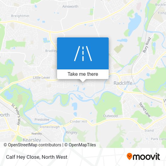Calf Hey Close map