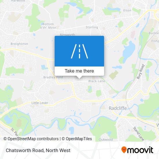 Chatsworth Road map