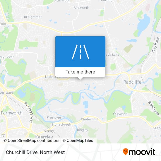 Churchill Drive map