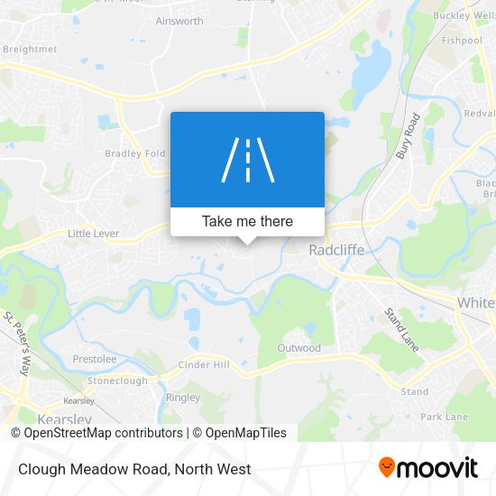 Clough Meadow Road map
