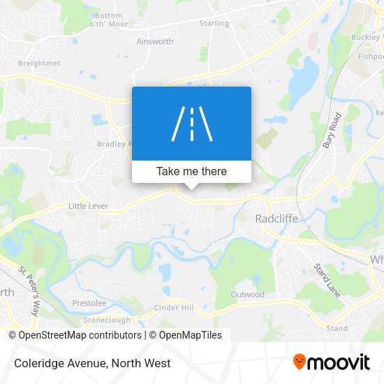 Coleridge Avenue map