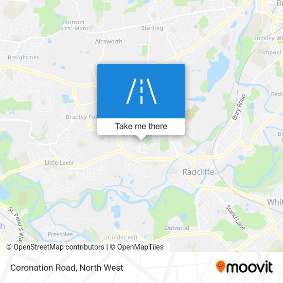 Coronation Road map