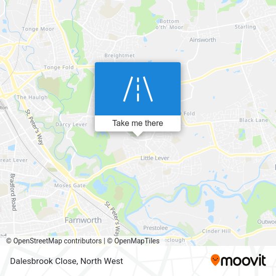 Dalesbrook Close map