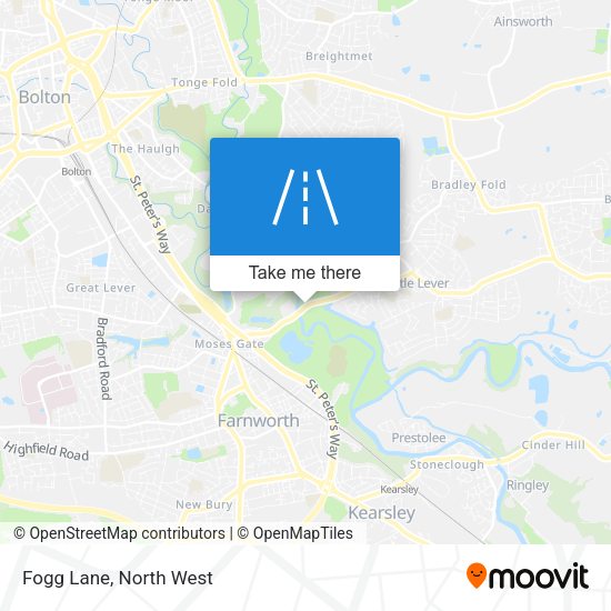 Fogg Lane map