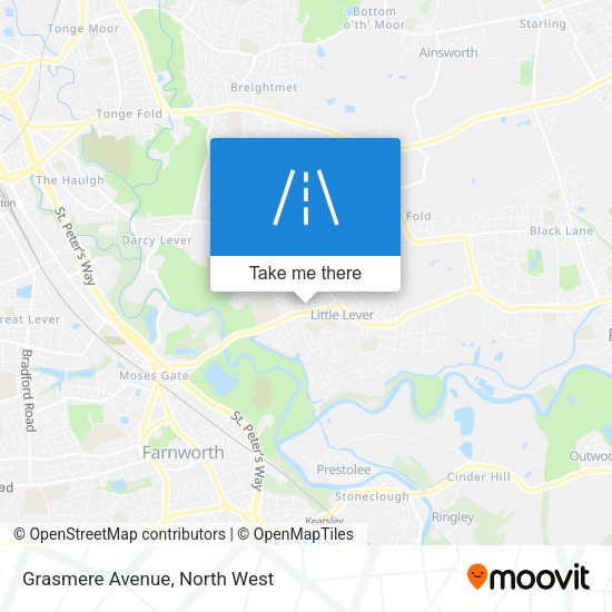 Grasmere Avenue map