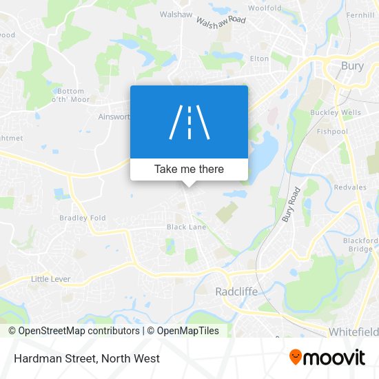 Hardman Street map