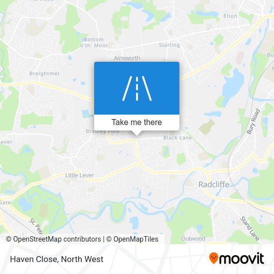 Haven Close map