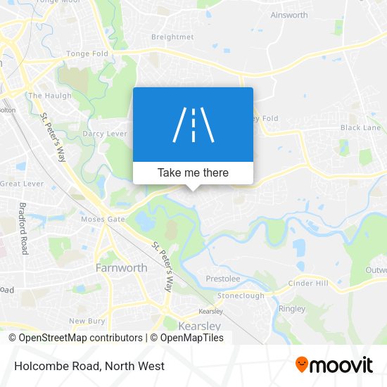 Holcombe Road map