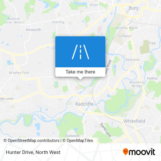 Hunter Drive map