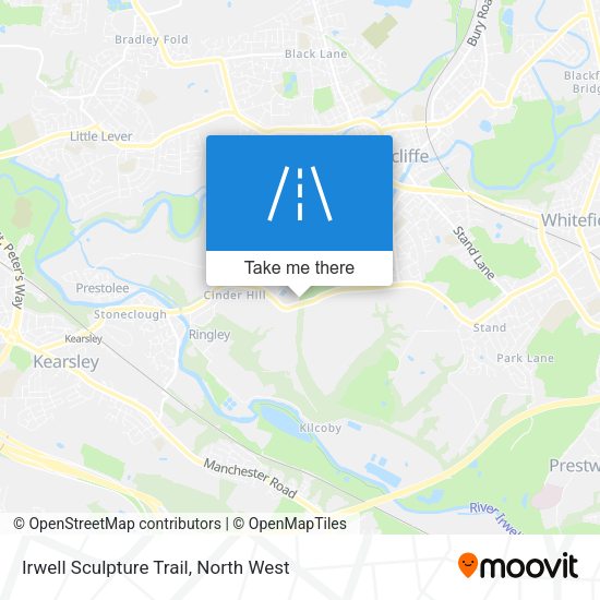 Irwell Sculpture Trail map