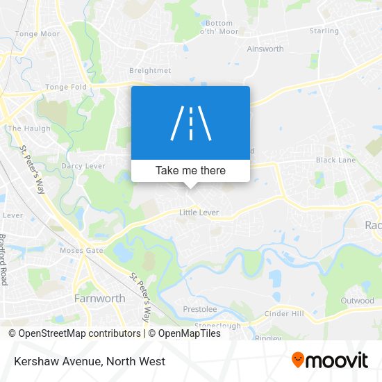 Kershaw Avenue map