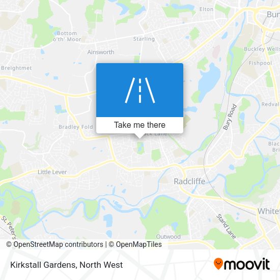 Kirkstall Gardens map
