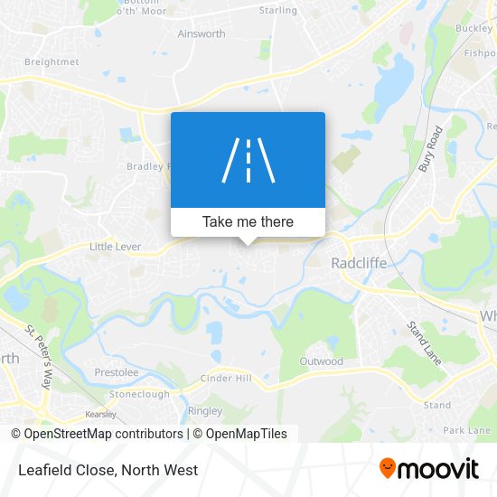 Leafield Close map