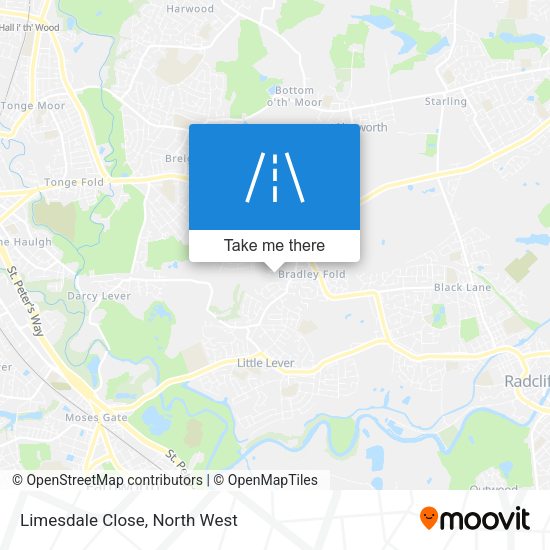 Limesdale Close map