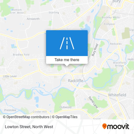 Lowton Street map