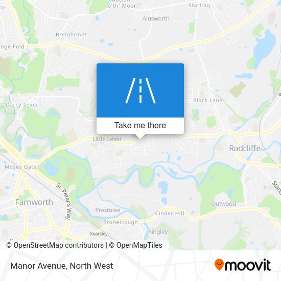 Manor Avenue map