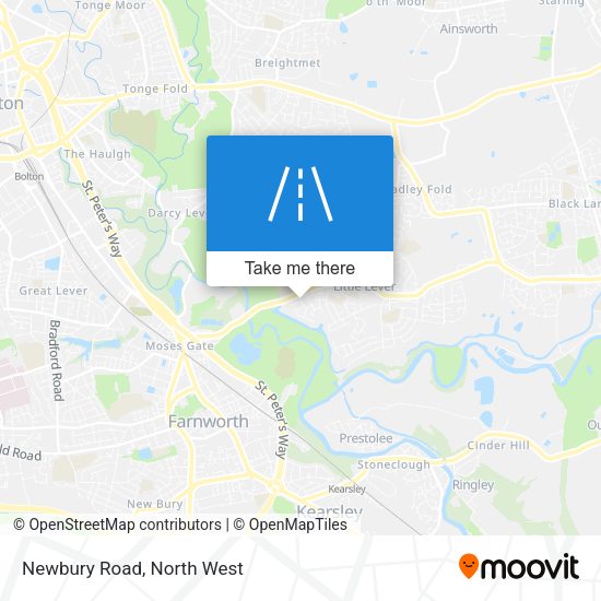 Newbury Road map