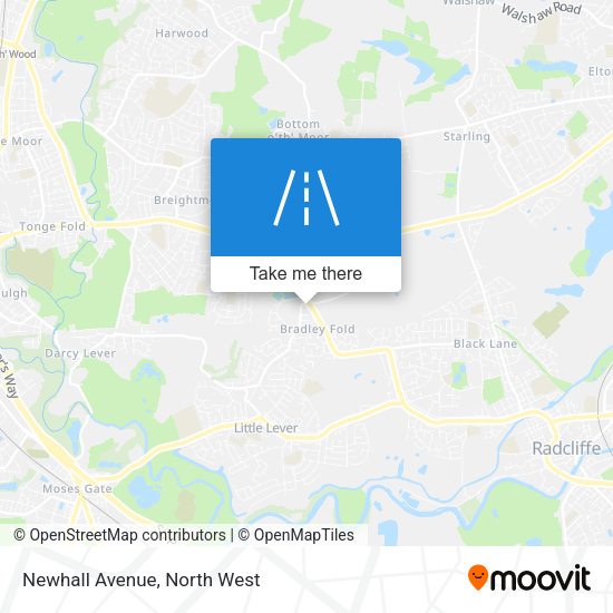 Newhall Avenue map