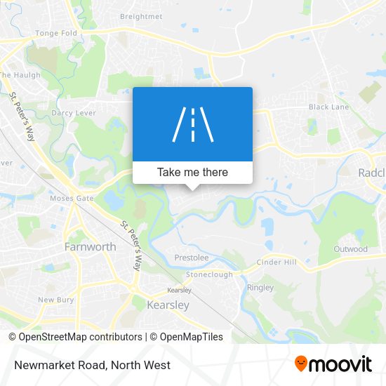 Newmarket Road map