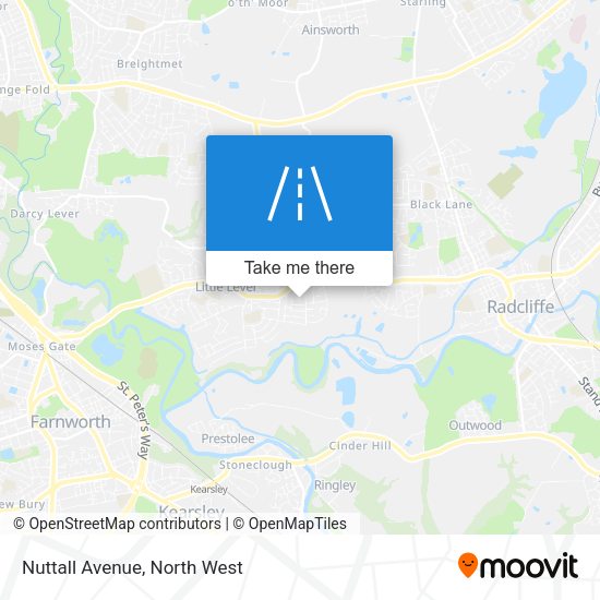 Nuttall Avenue map