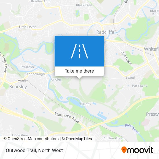 Outwood Trail map
