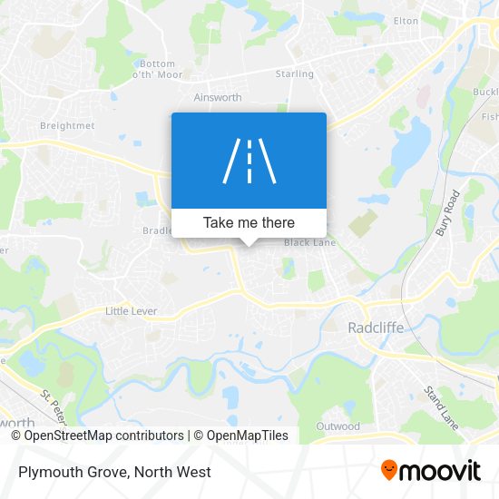 Plymouth Grove map