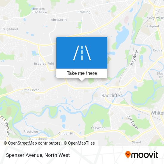 Spenser Avenue map