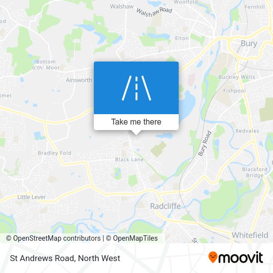 St Andrews Road map