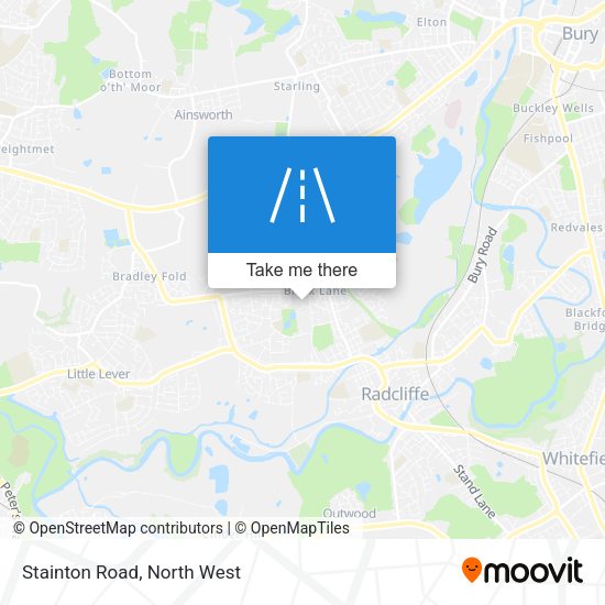 Stainton Road map
