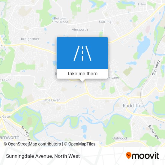 Sunningdale Avenue map