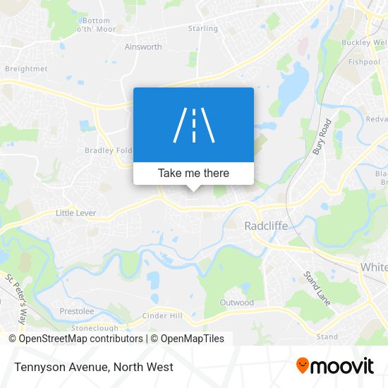 Tennyson Avenue map