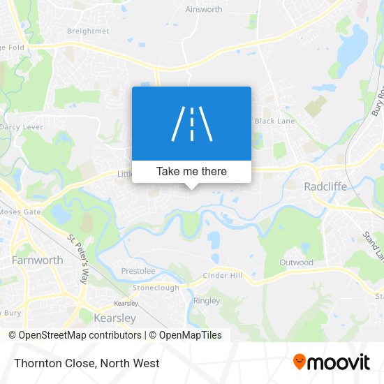 Thornton Close map