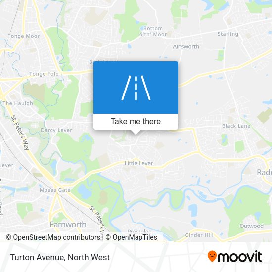 Turton Avenue map