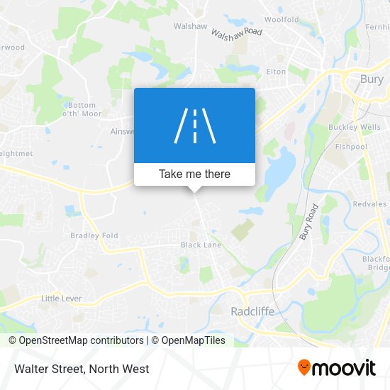 Walter Street map