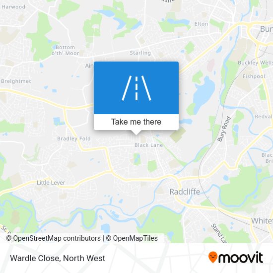 Wardle Close map
