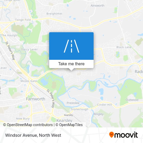 Windsor Avenue map