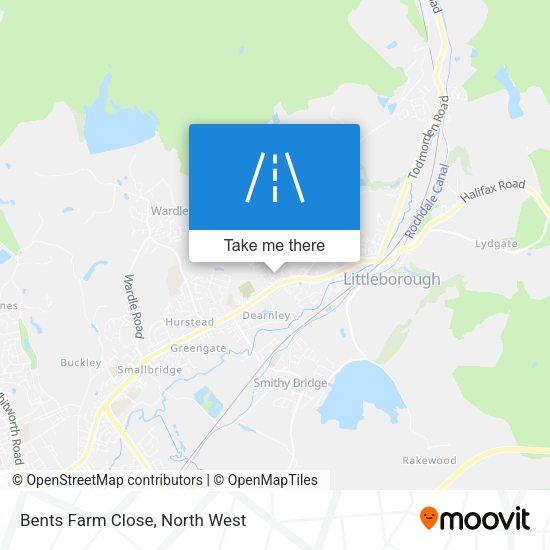 Bents Farm Close map
