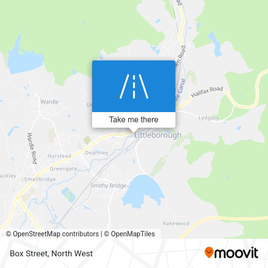 Box Street map
