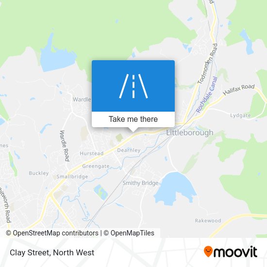 Clay Street map