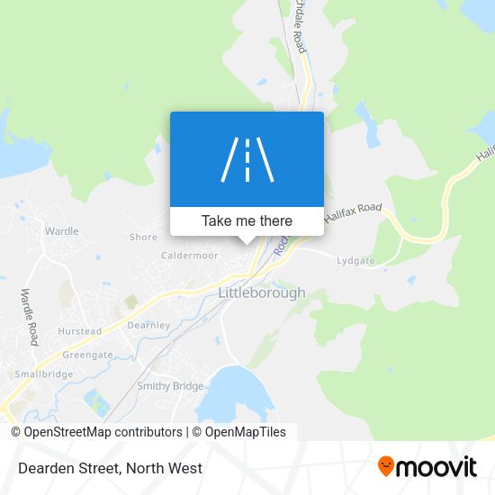 Dearden Street map