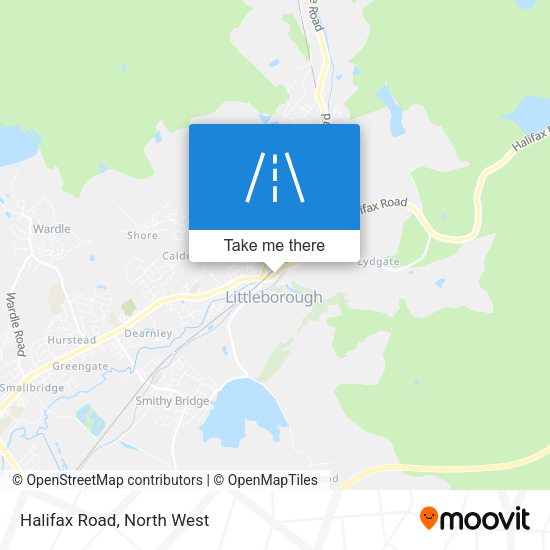 Halifax Road map