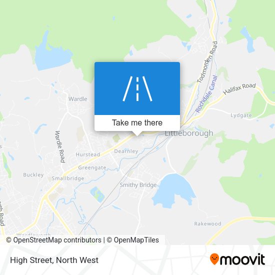 High Street map