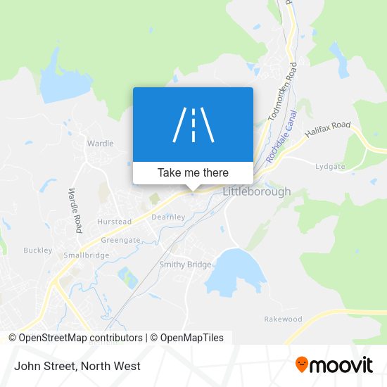 John Street map