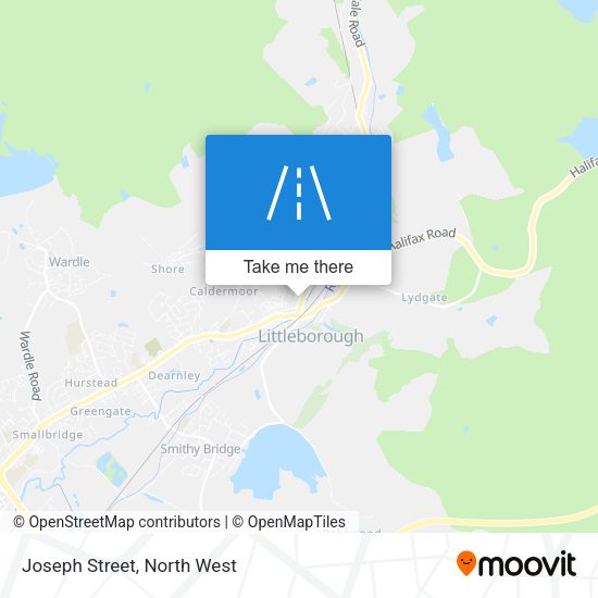 Joseph Street map