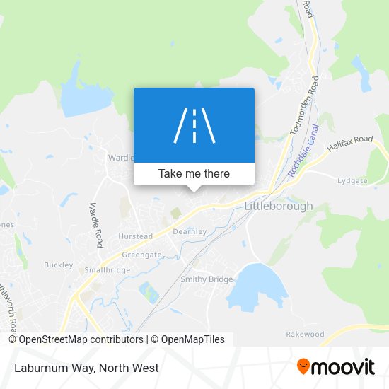 Laburnum Way map