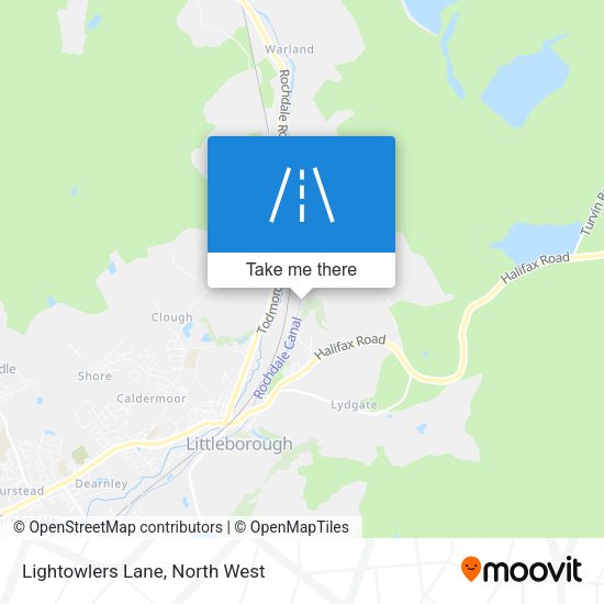 Lightowlers Lane map