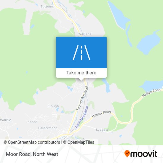 Moor Road map