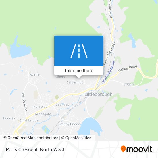 Petts Crescent map